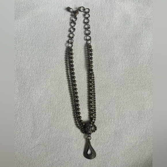 Vintage Silpada Sterling Silver 3 Strand Cascading Pendant Necklace - Picture 2 of 3